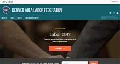 Desktop Screenshot of denverlabor.org