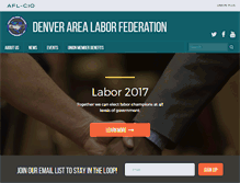 Tablet Screenshot of denverlabor.org